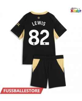 Günstige Manchester City Rico Lewis #82 Auswärts Trikotsatzt Kinder 2026-27 Kurzarm (+ Kurze Hosen)